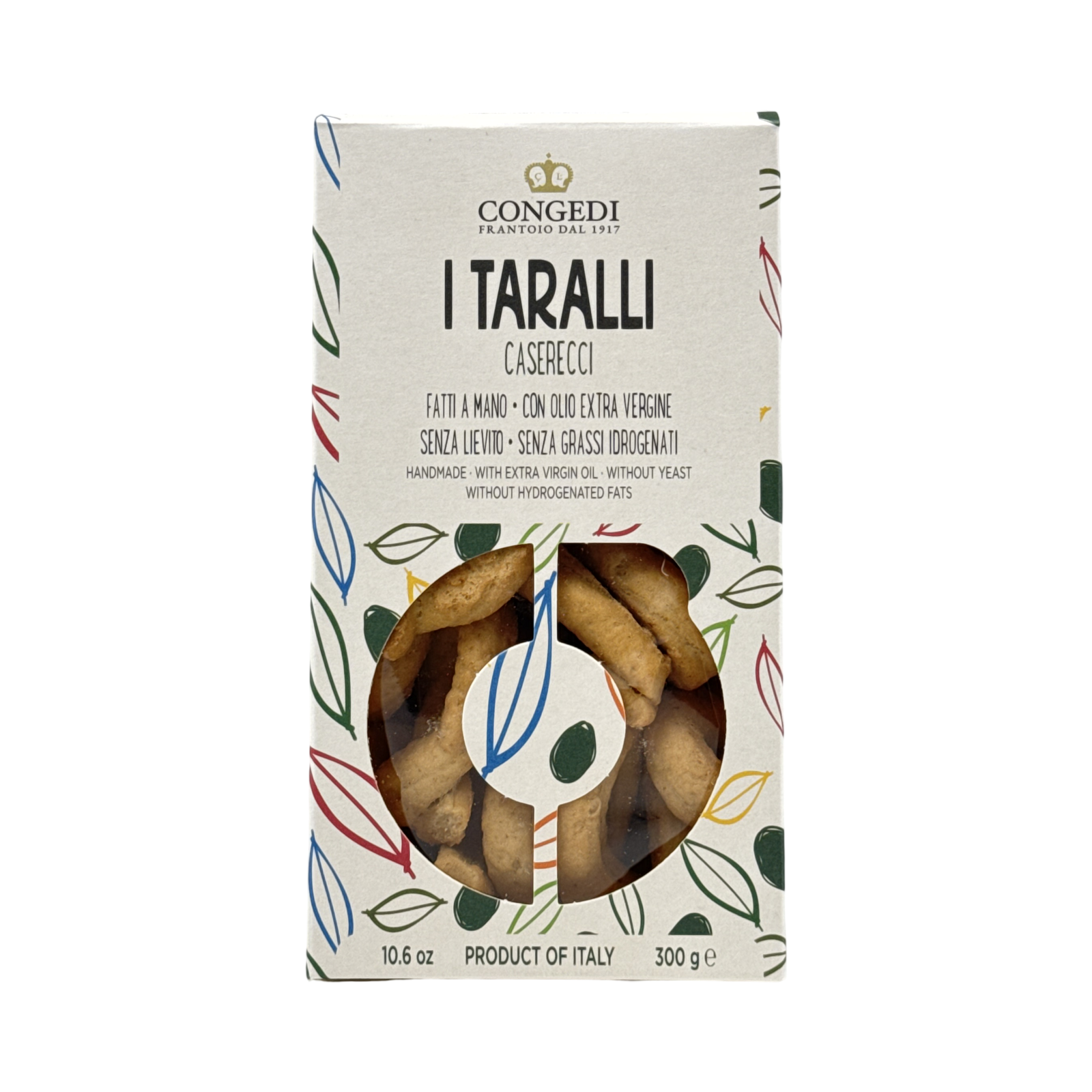 Taralli Casarecci -mit nativem Olivenöl Extra- Congedi 300g