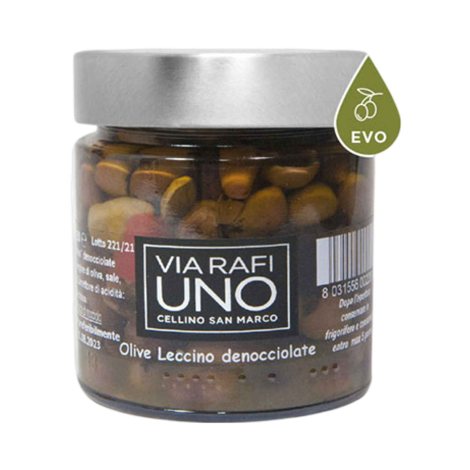 Olive Leccino Denocciolate Via Rafi UNO 220g