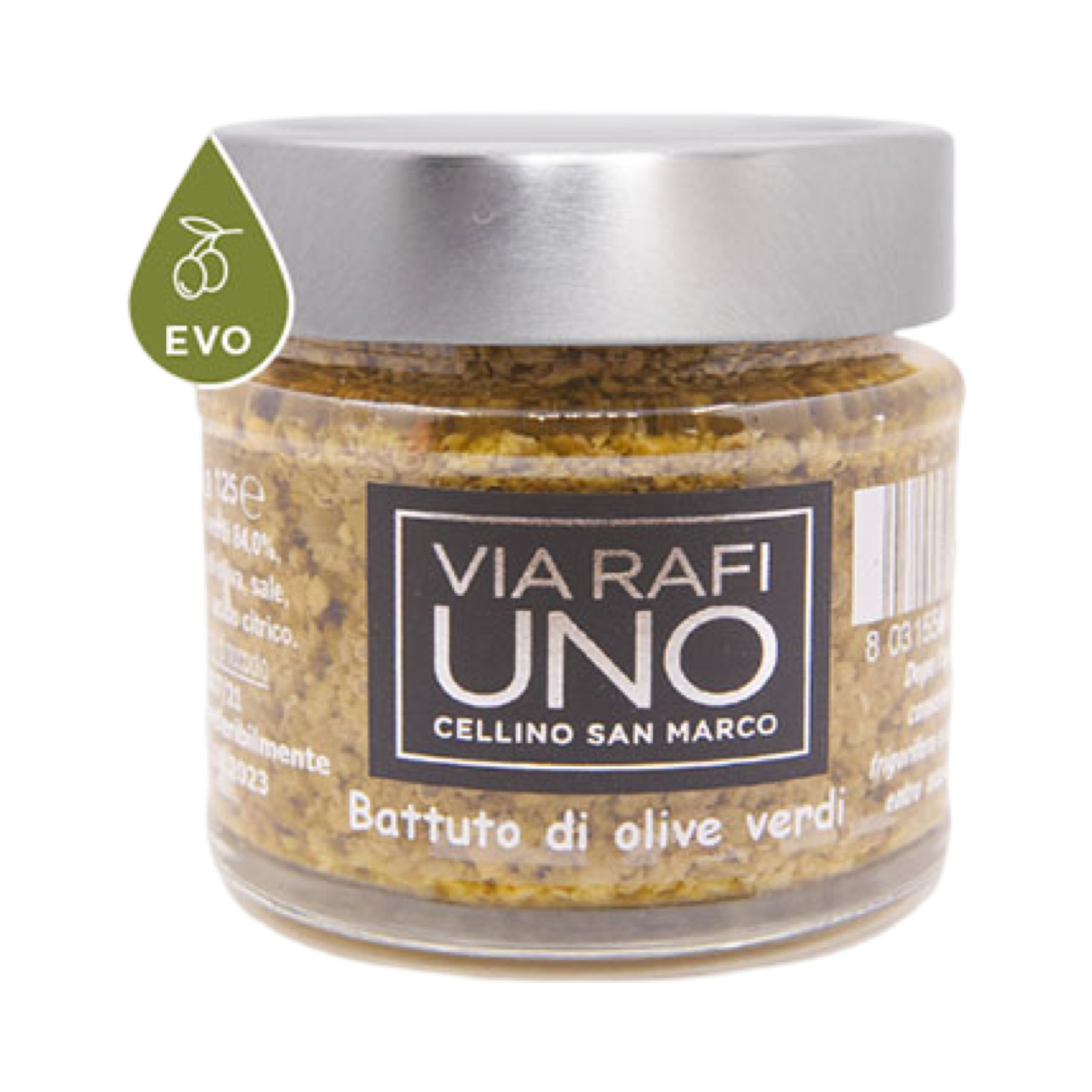 Paté di Olive Verdi Via Rafi UNO 125g