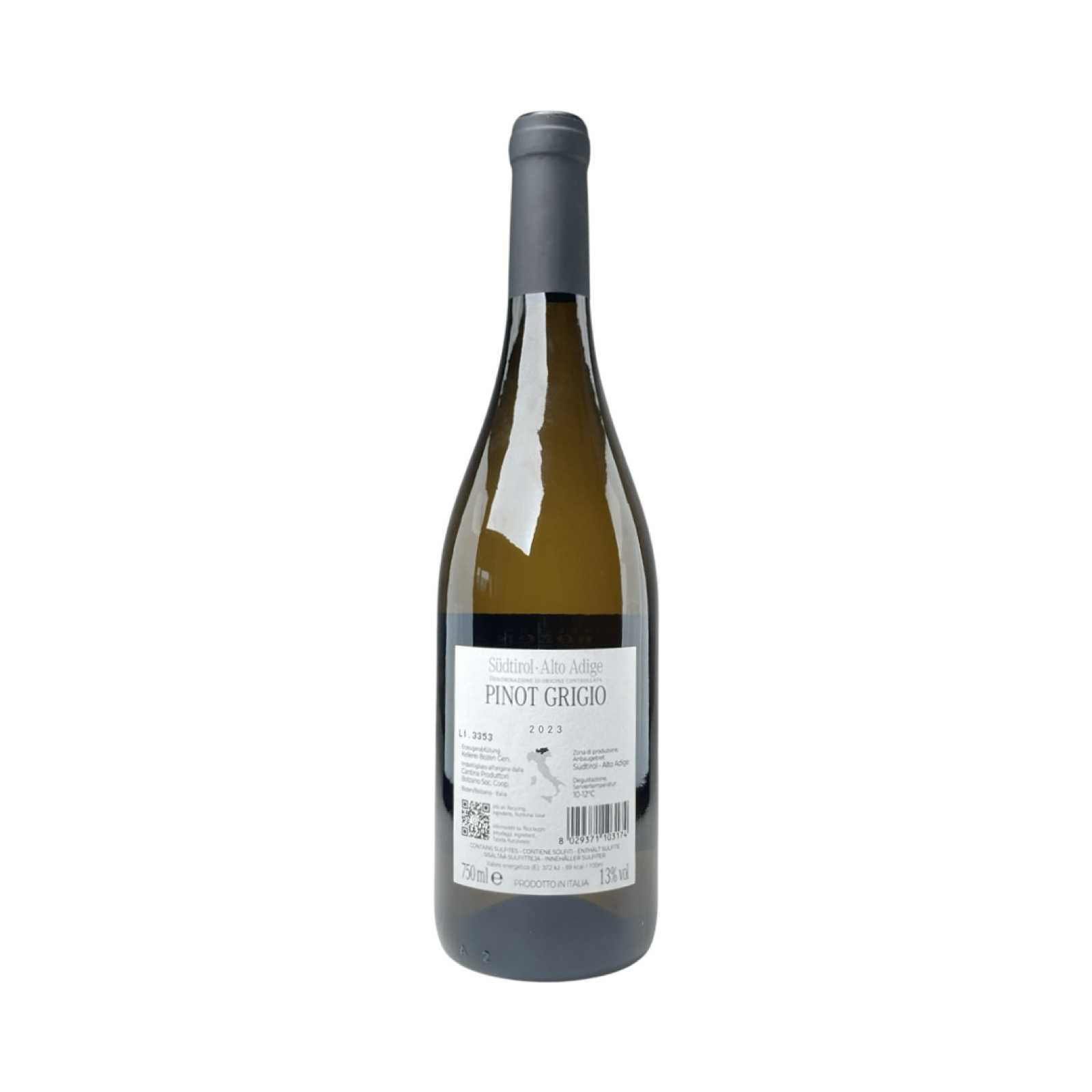 Pinot Grigio Südtirol DOC Kellerei Bozen 0,75l