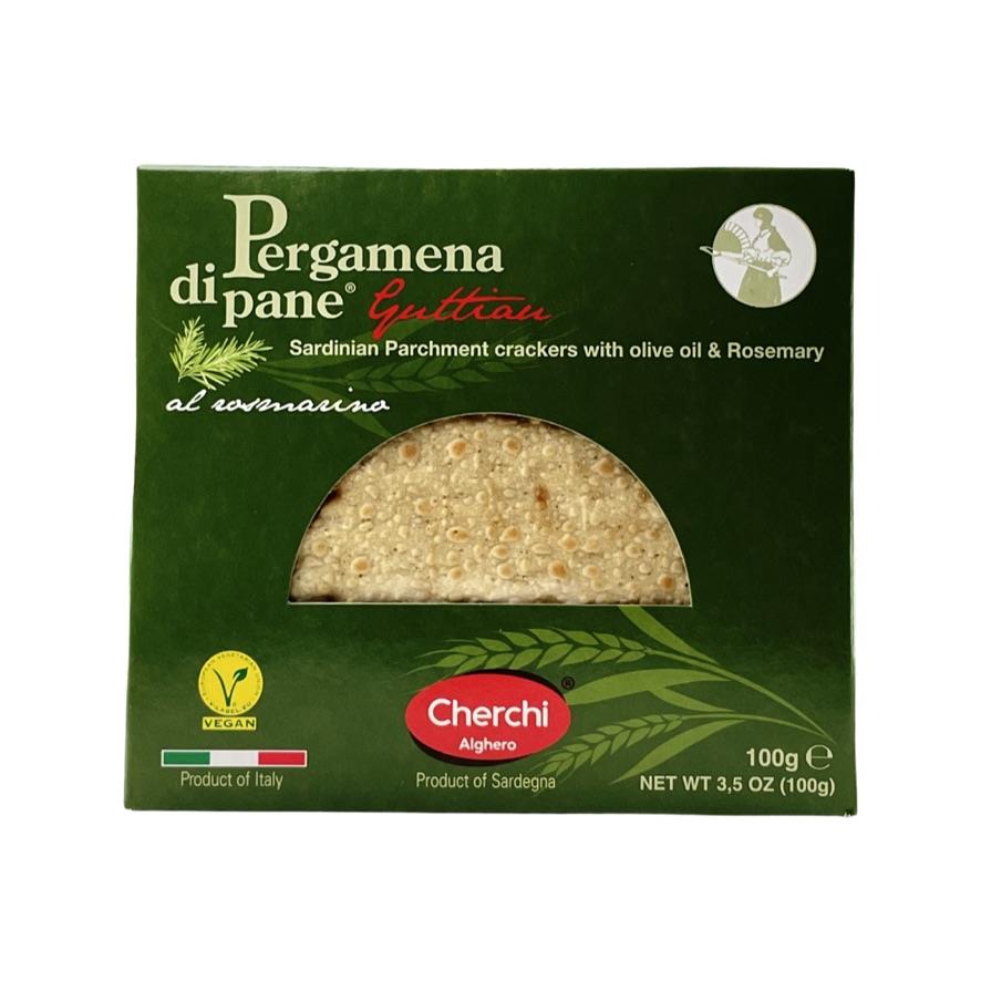 Pergamena di Pane al Rosmarino Cherchi Alghero 100g