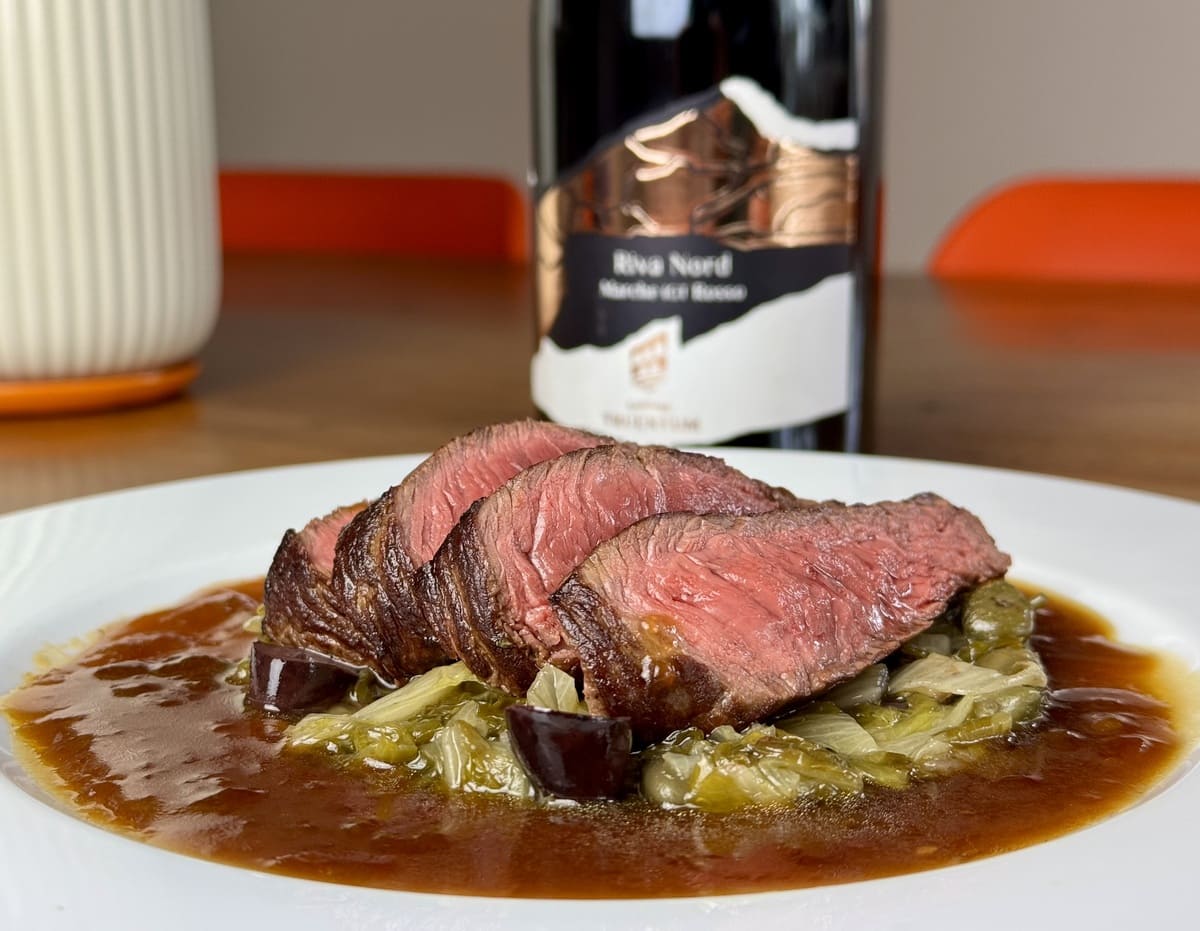 Rinderhüfte mit Scarola