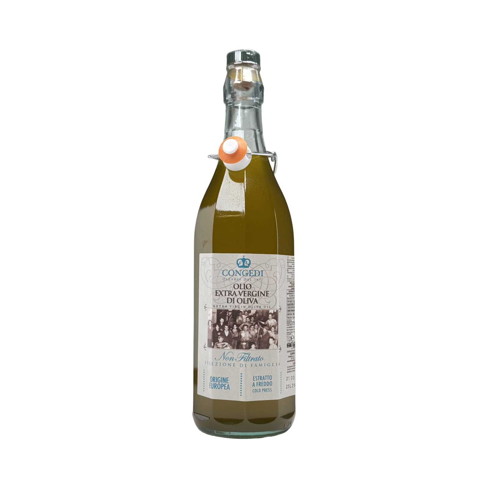 Non Filtrato Olio di Oliva Extra Vergine Congedi 1l