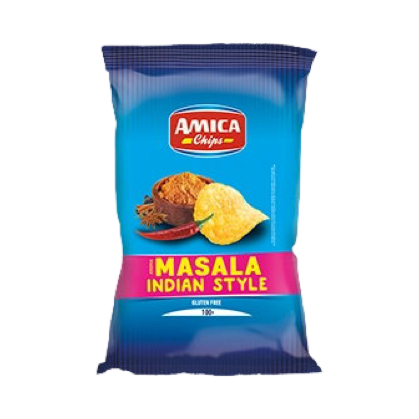 Masala Indian Style Kartoffelchips Patatine Amica 100g