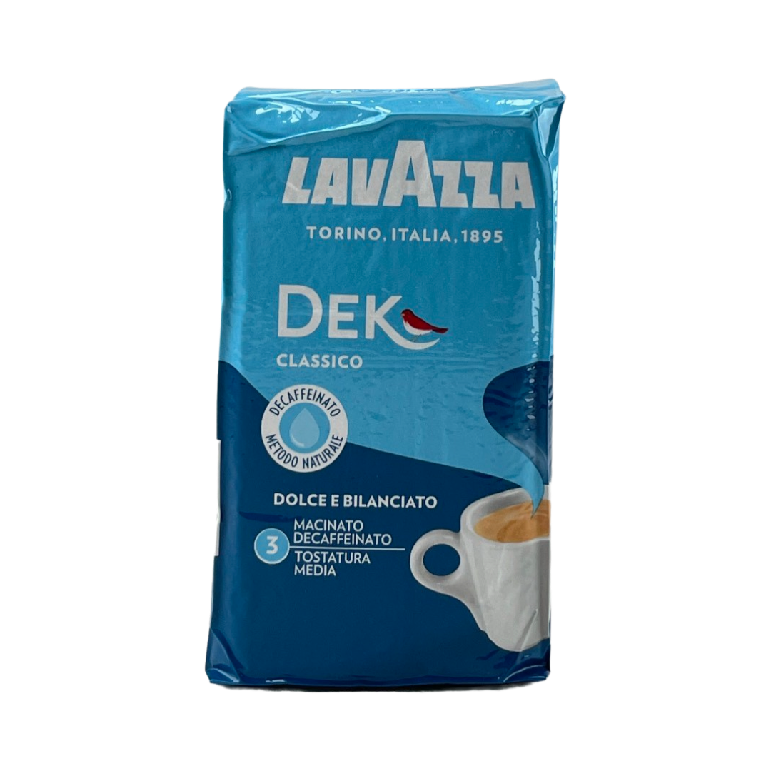 DEK -gemahlener entkoffeinierter Kaffee- Lavazza 250g